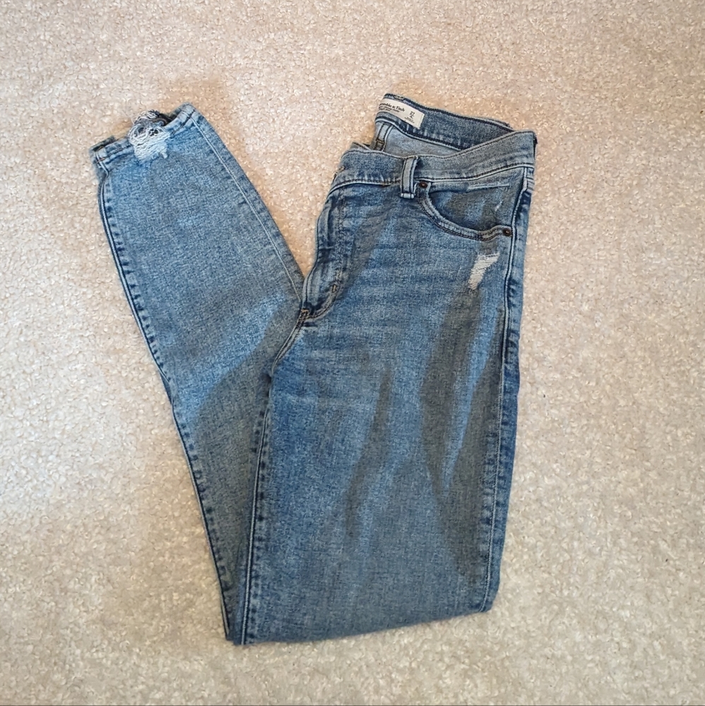 Abercrombie Crossover Waist Skinny Jeans
